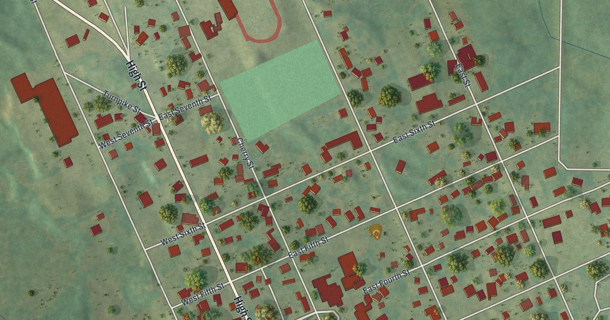 Map of Waterford Borough, Pennsylvania in 2026