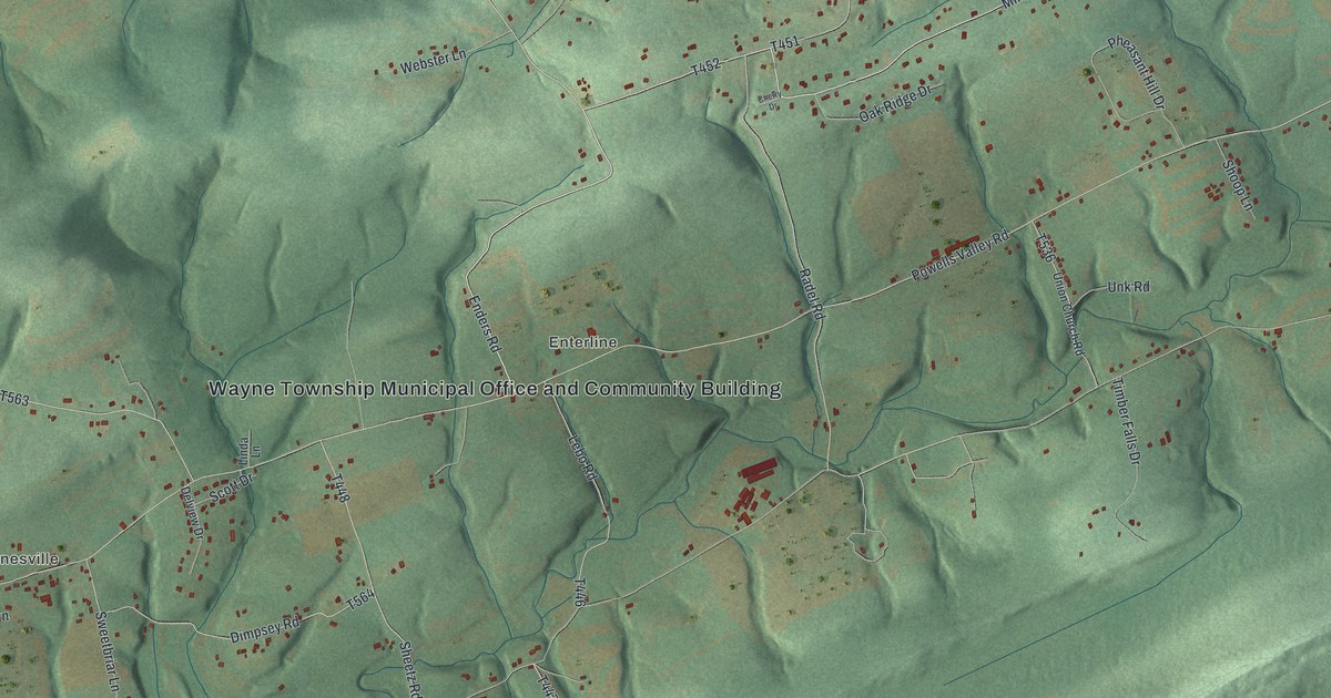 Map of Wayne, Dauphin County, Pennsylvania in 2026