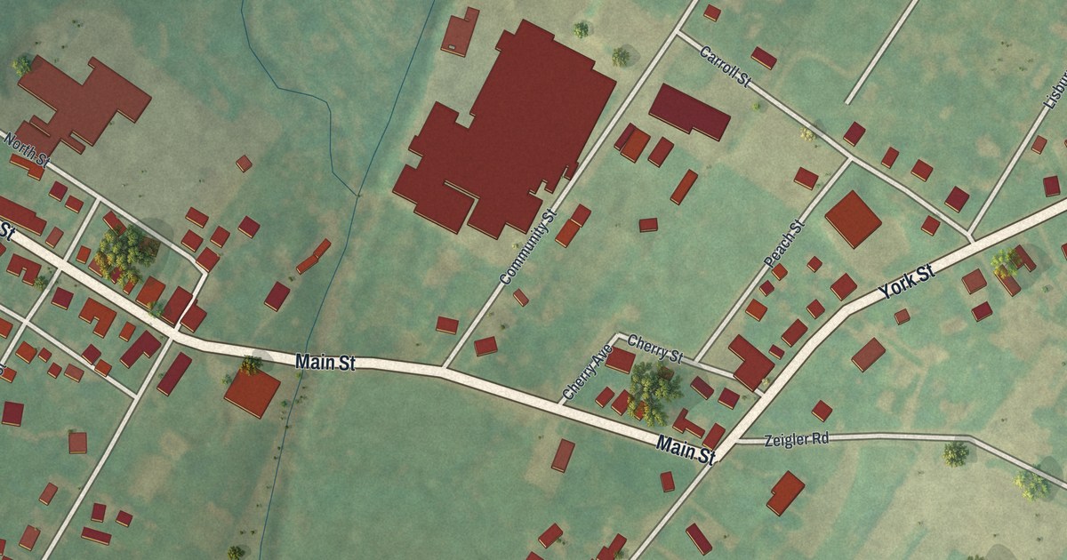Map of Wellsville, Pennsylvania in 2026