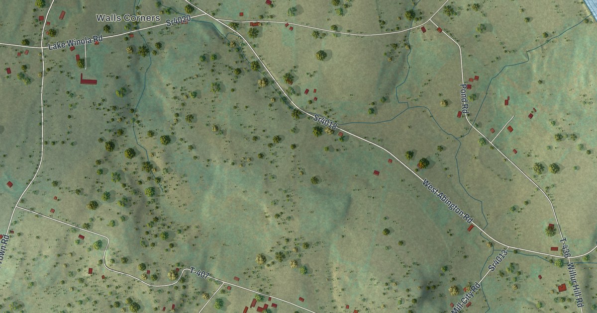 Map of West Abington, Pennsylvania in 2026