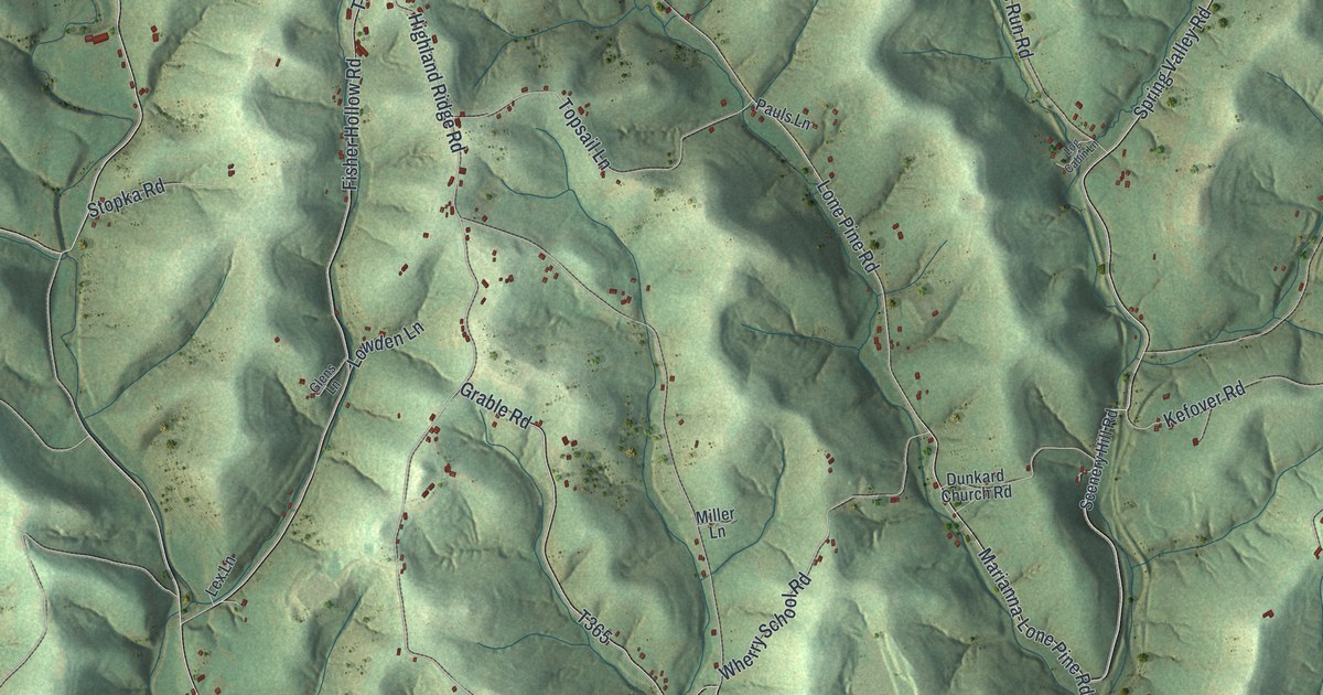 Map of West Bethlehem, Pennsylvania in 2026