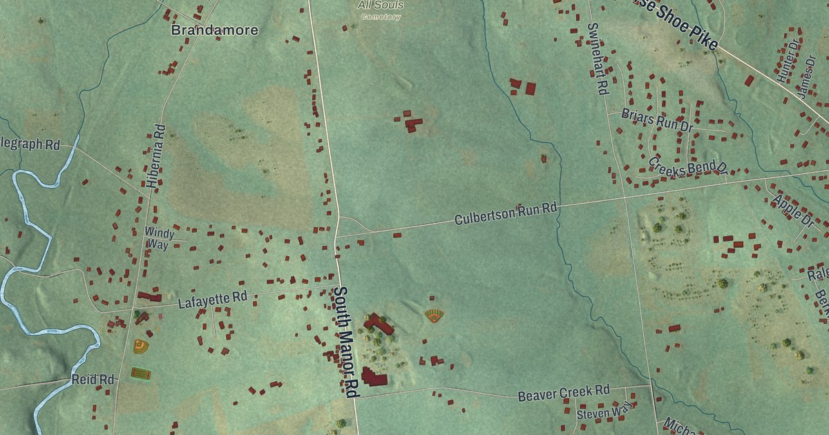 Map of West Brandywine, Pennsylvania in 2026