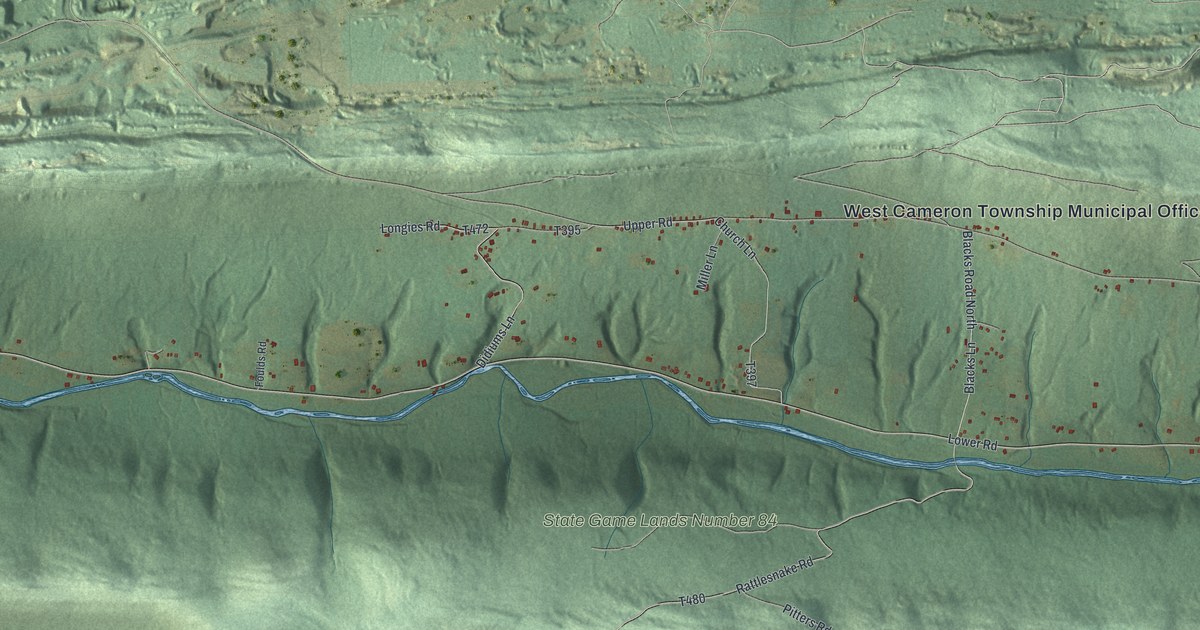Map of West Cameron, Pennsylvania in 2026