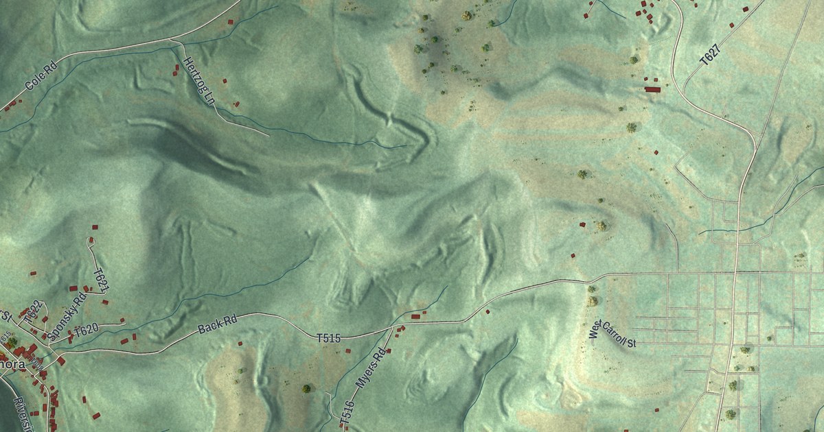 Map of West Carroll, Pennsylvania in 2026