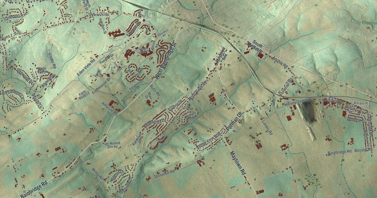 Map of West Donegal, Pennsylvania in 2026