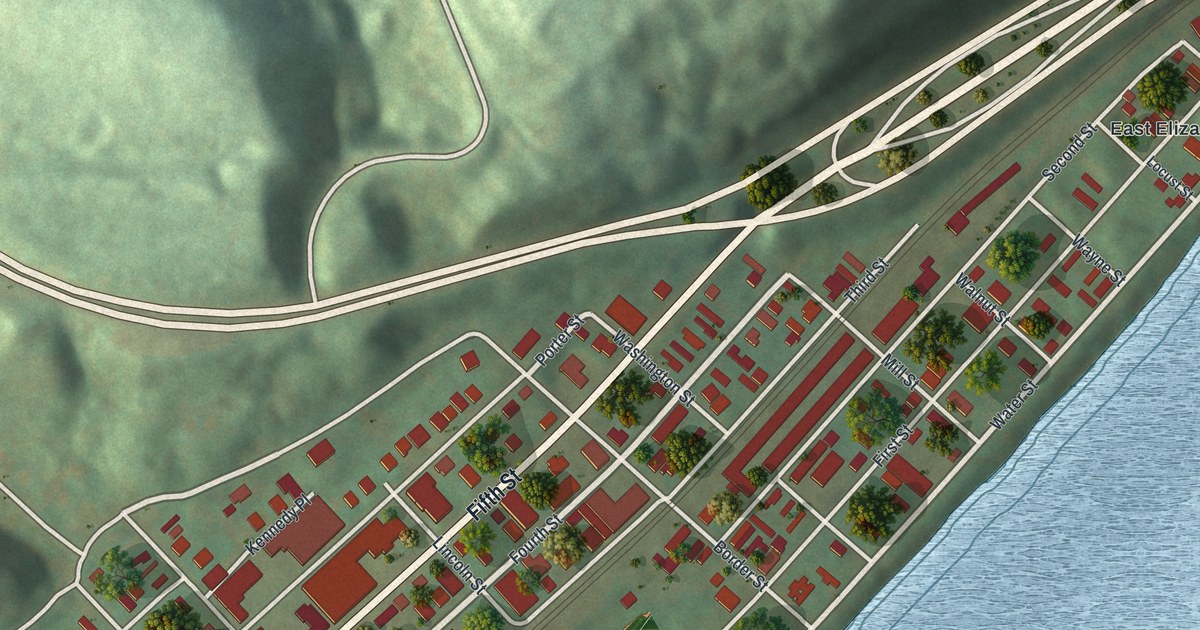 Map of West Elizabeth, Pennsylvania in 2026