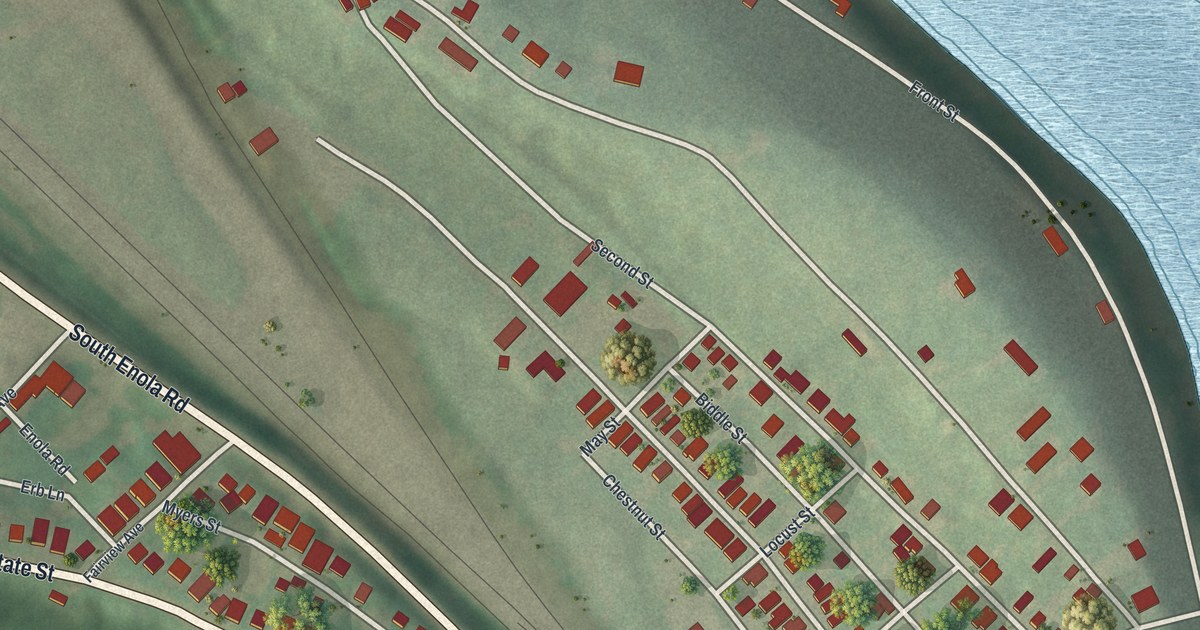 Map of West Fairview, Pennsylvania in 2026