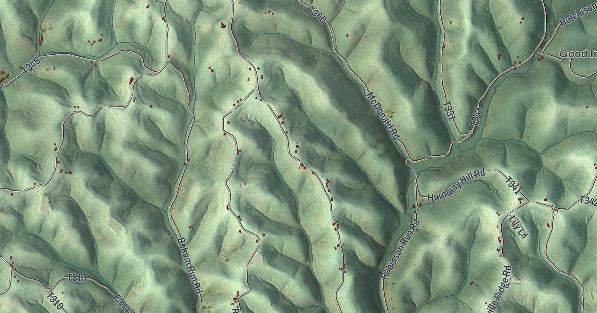 Map of West Finley, Pennsylvania in 2026