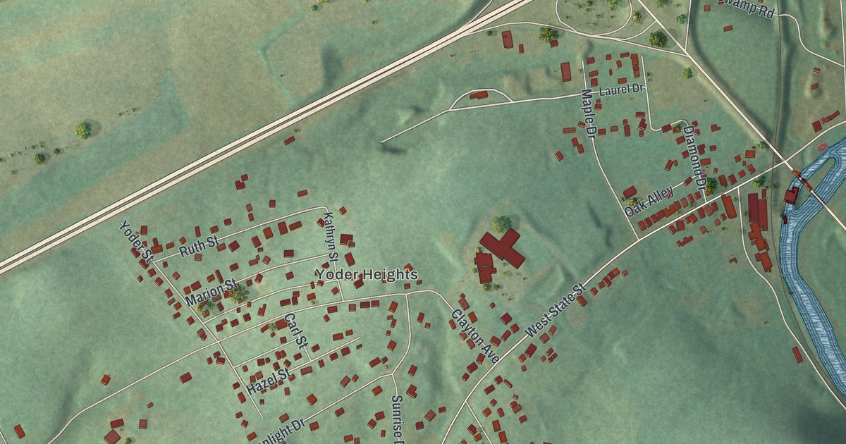Map of West Hamburg, Pennsylvania in 2026