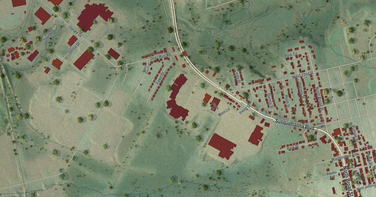 Map of West Hazleton, Pennsylvania in 2026