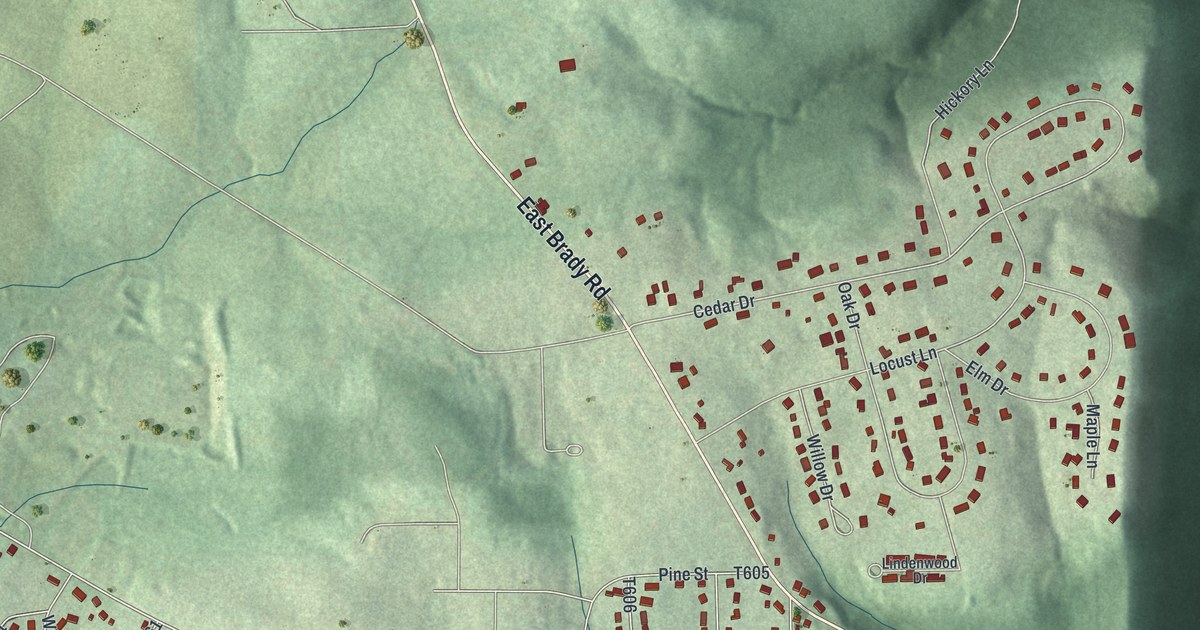 Map of West Hills, Pennsylvania in 2026