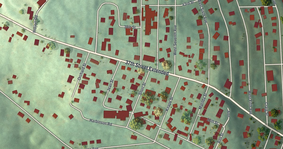 Map of West Mayfield, Pennsylvania in 2026
