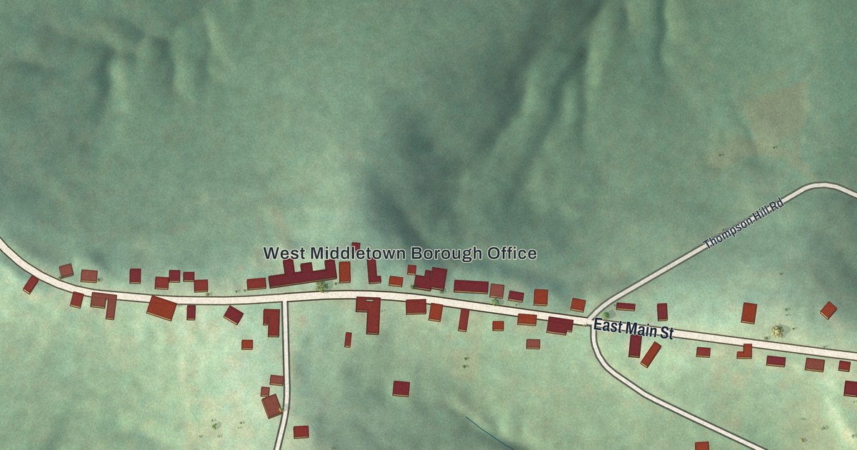 Map of West Middletown, Pennsylvania in 2026