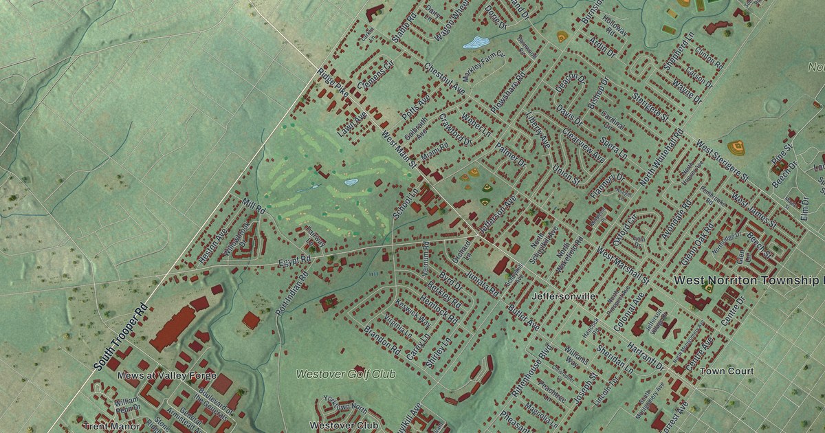 Map of West Norriton, Pennsylvania in 2026