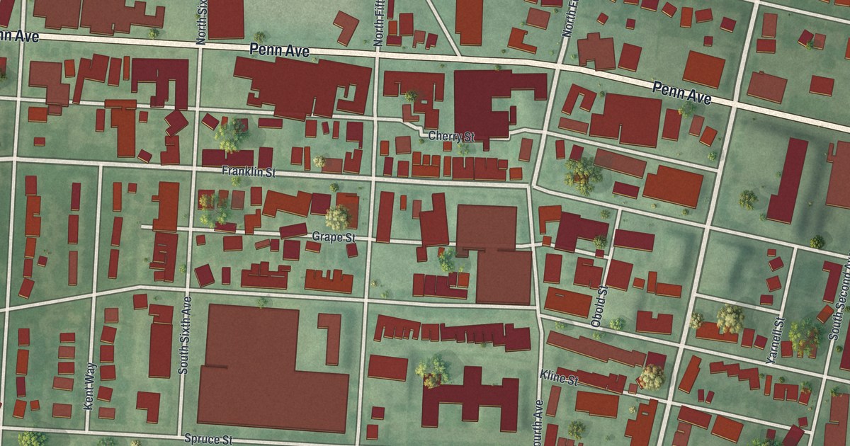 Map of West Reading, Pennsylvania in 2026