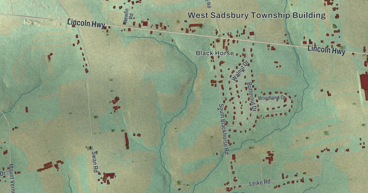 Map of West Sadsbury, Pennsylvania in 2026