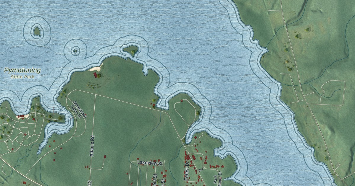 Map of West Shenango, Pennsylvania in 2026