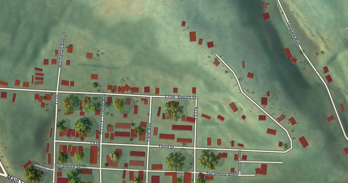 Map of West Waynesburg, Pennsylvania in 2026