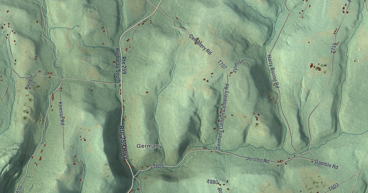 Map of West Wheatfield, Pennsylvania in 2026