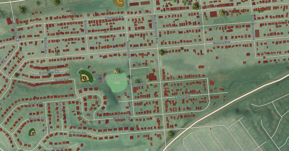 Map of West Wyomissing, Pennsylvania in 2026
