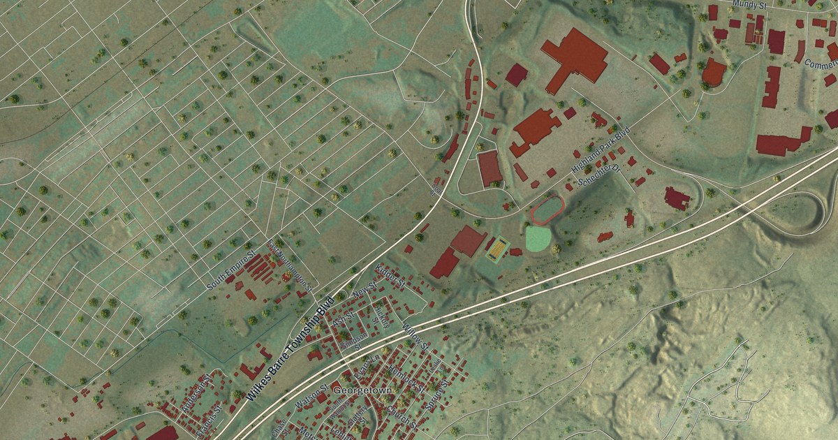 Map of Wilkes-Barre Township, Pennsylvania in 2026