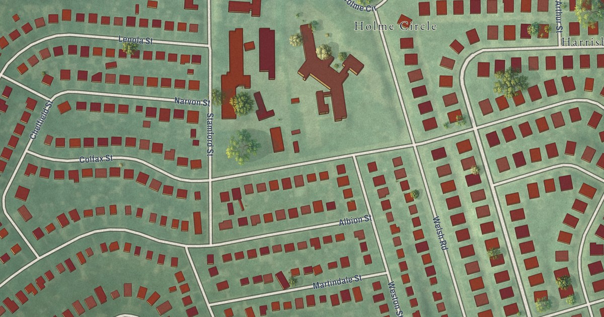 Detailed Map of Winchester Park, Pennsylvania