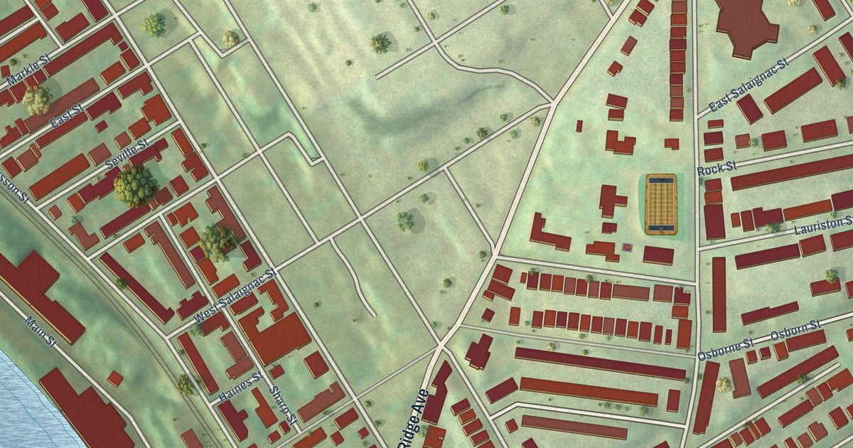 Detailed Map of Wissahickon, Pennsylvania