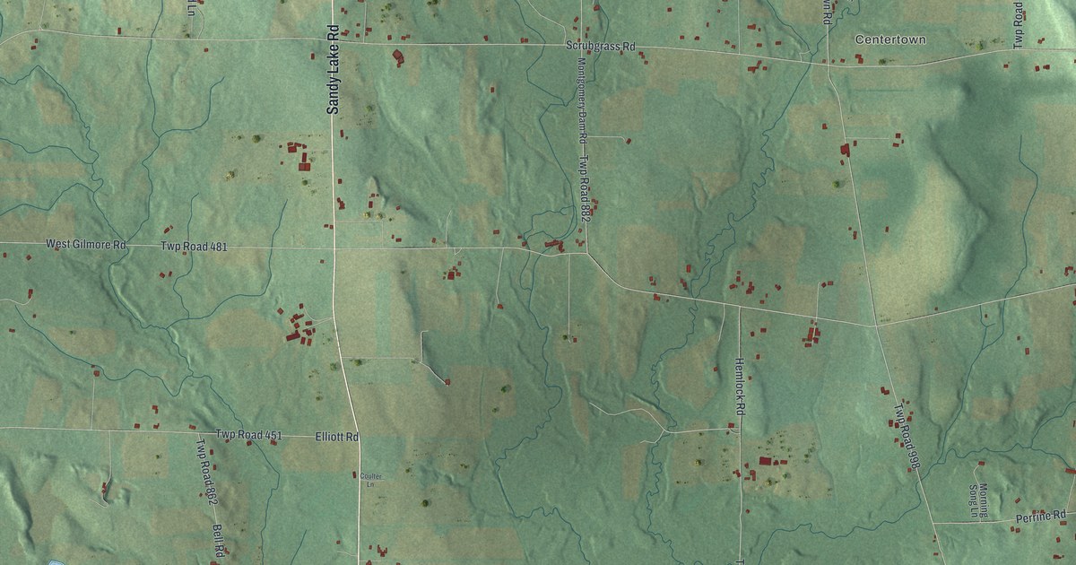 Map of Wolf Creek, Pennsylvania in 2026