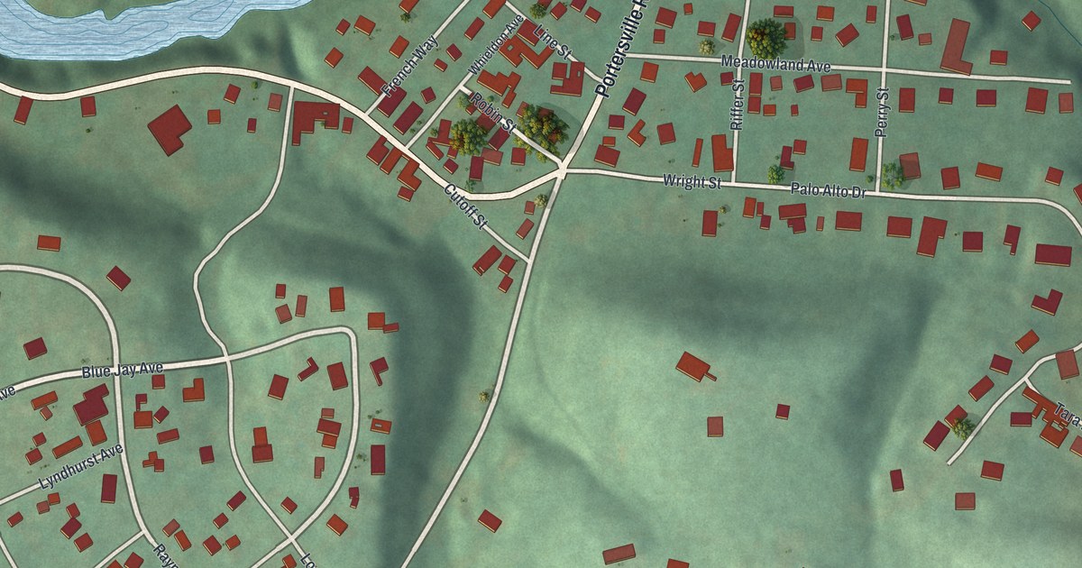 Map of Wurtemburg, Pennsylvania in 2026