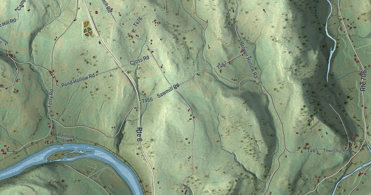 Map of Wyalusing Township, Pennsylvania in 2026
