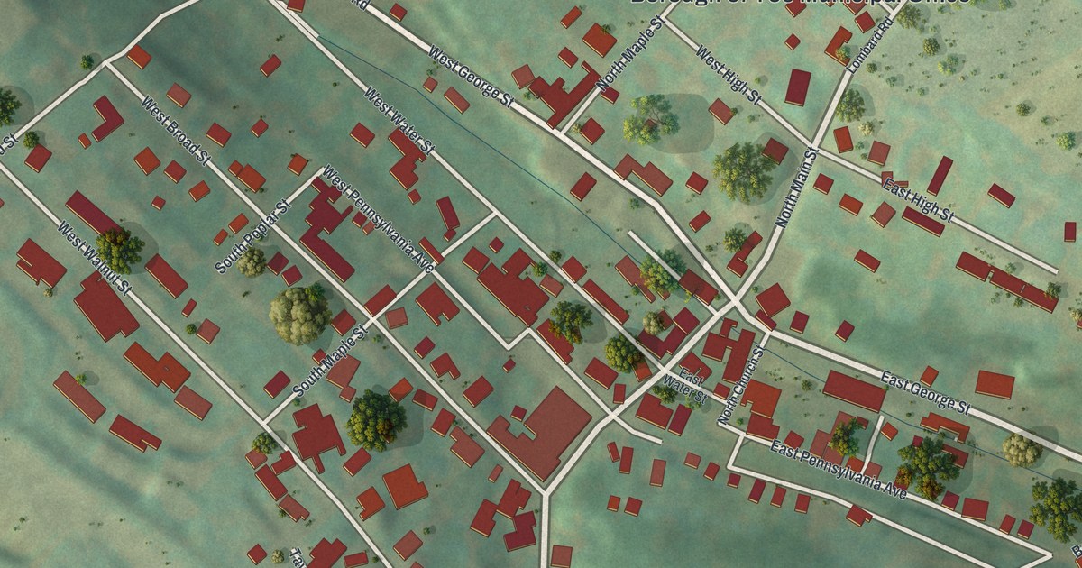 Map of Yoe, Pennsylvania in 2026
