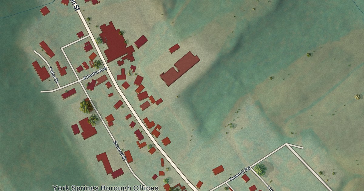 Map of York Springs, Pennsylvania in 2026