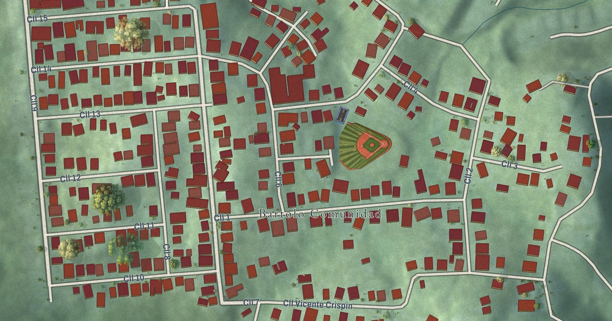 Detailed Map of Bartolo, Puerto Rico