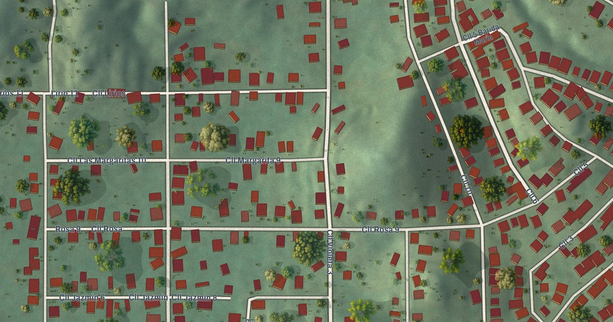 Detailed Map of Buena Vista, Arroyo Municipio, Puerto Rico