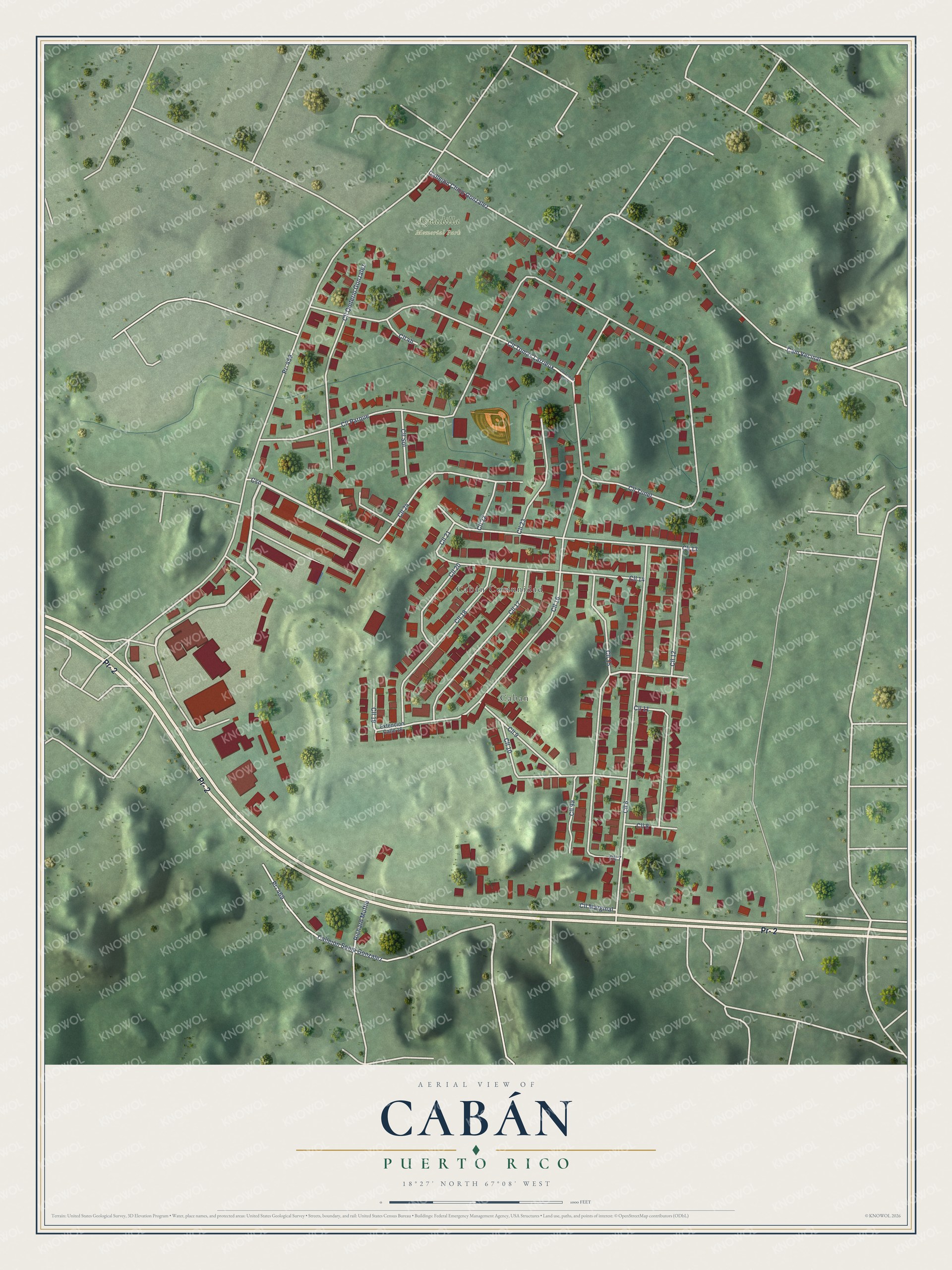Watermarked full-map preview of Cabán, Puerto Rico
