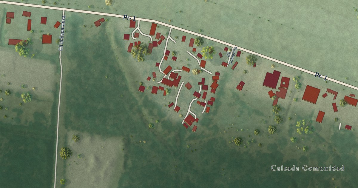Detailed Map of Calzada, Puerto Rico