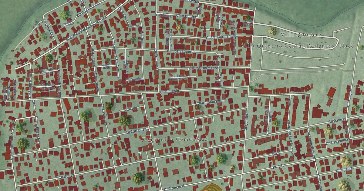 Detailed Map of Campanilla, Puerto Rico