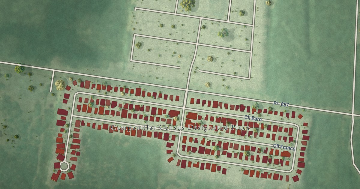 Detailed Map of Campanillas, Puerto Rico