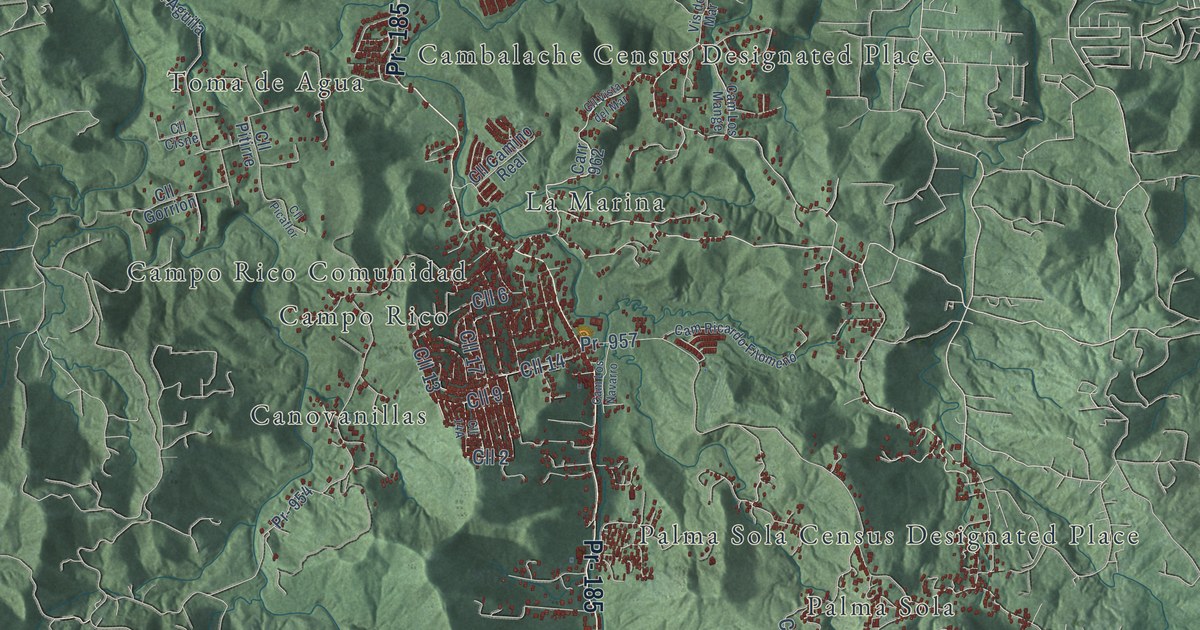 Map of Canóvanas, Puerto Rico in 2026