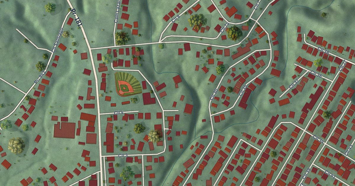 Detailed Map of Celada, Puerto Rico