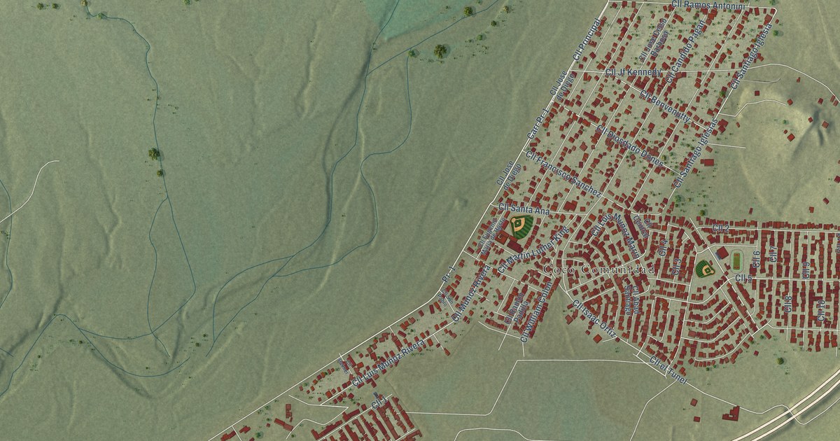 Detailed Map of Coco, Puerto Rico