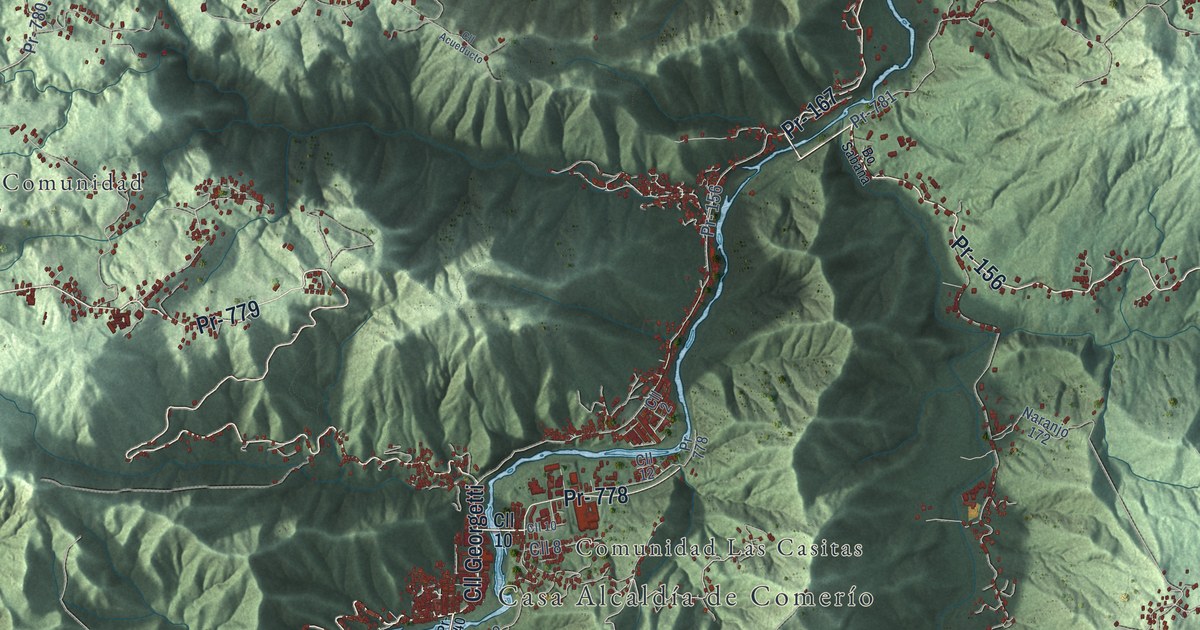 Map of Comerío, Puerto Rico in 2026
