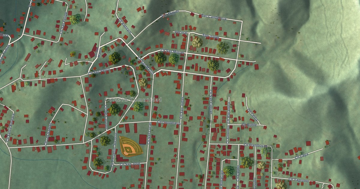 Detailed Map of Corazón, Puerto Rico