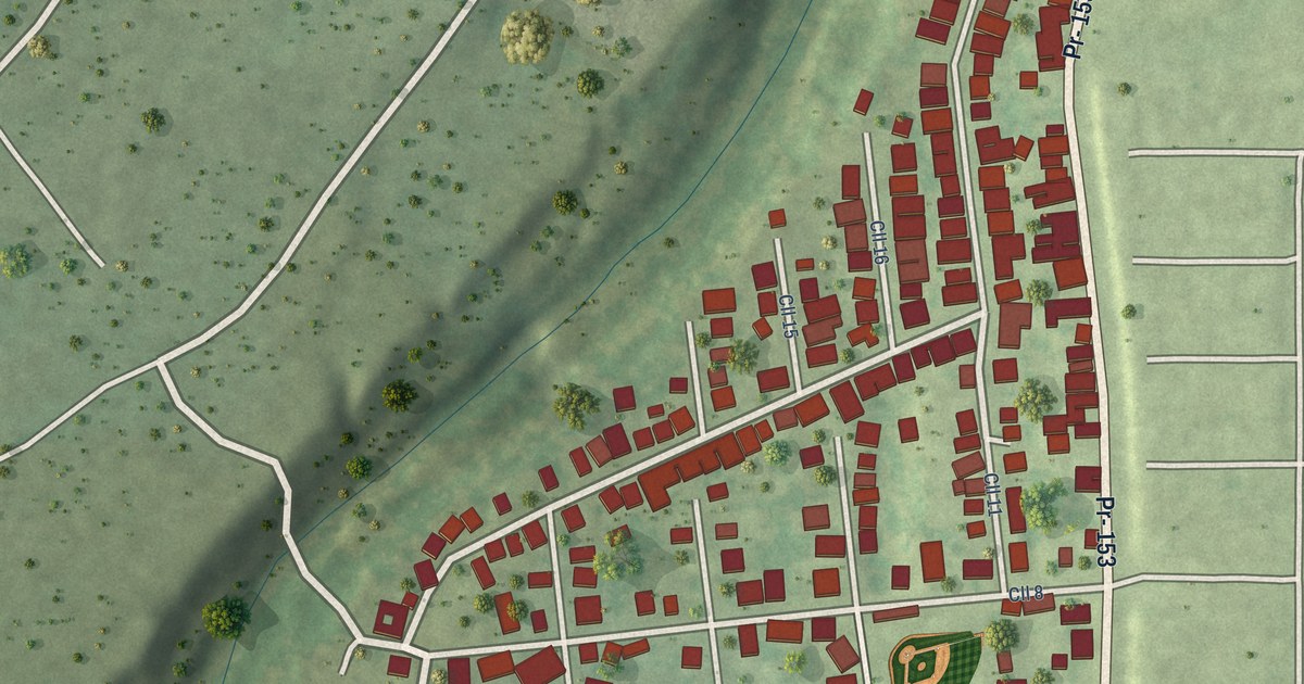 Detailed Map of El Ojo, Puerto Rico