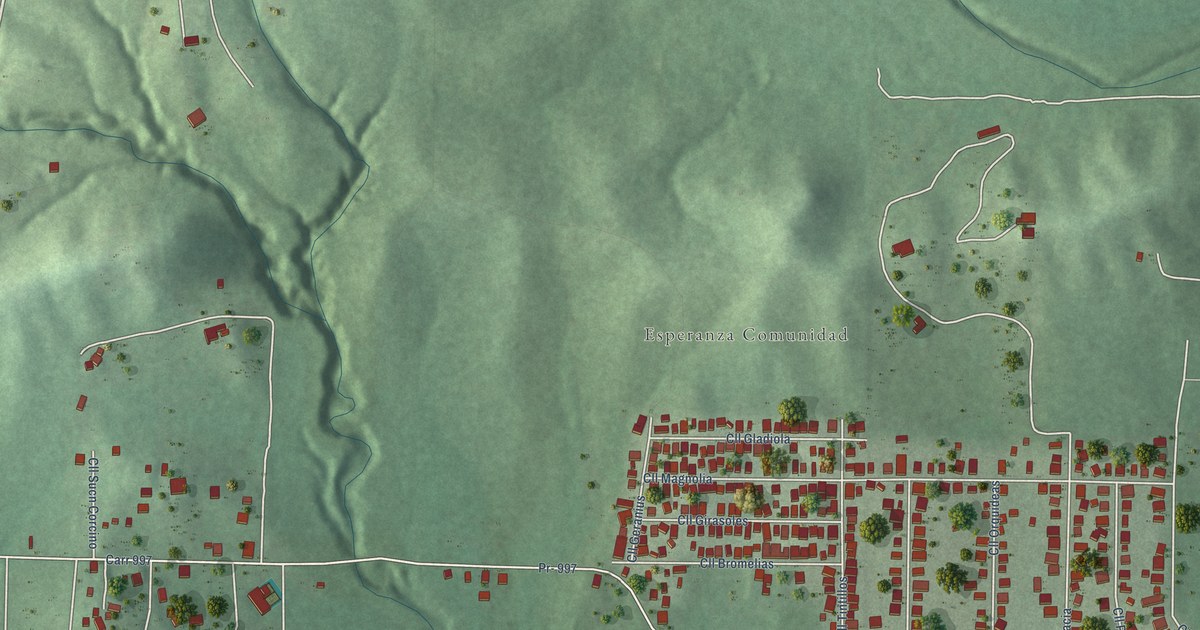 Detailed Map of Esperanza, Puerto Rico