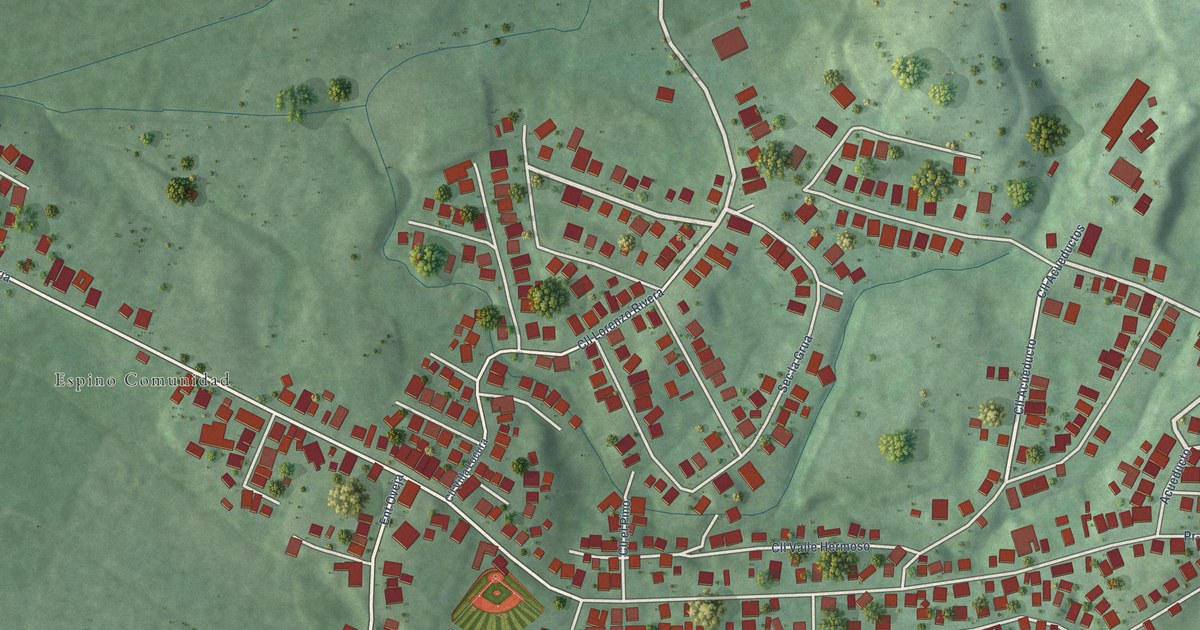 Detailed Map of Espino, Puerto Rico