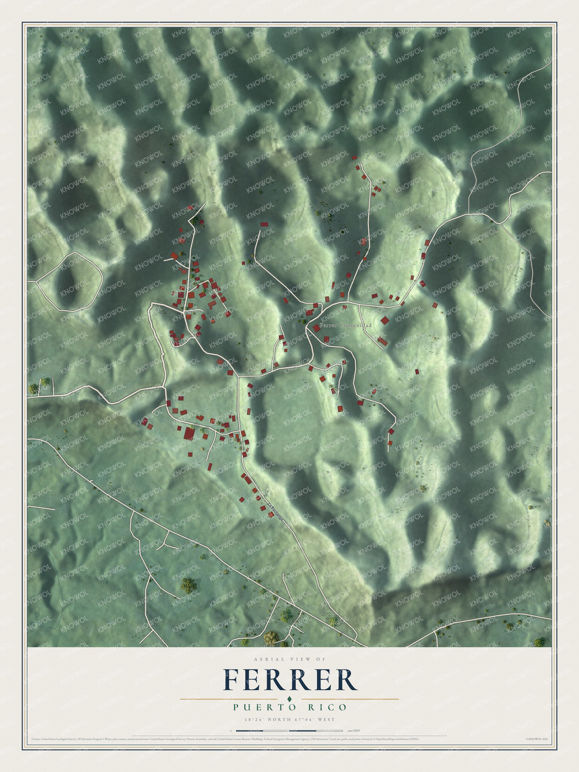 Watermarked full-map preview of Ferrer, Puerto Rico