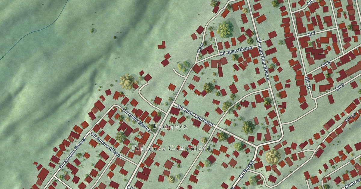 Detailed Map of Fránquez, Puerto Rico