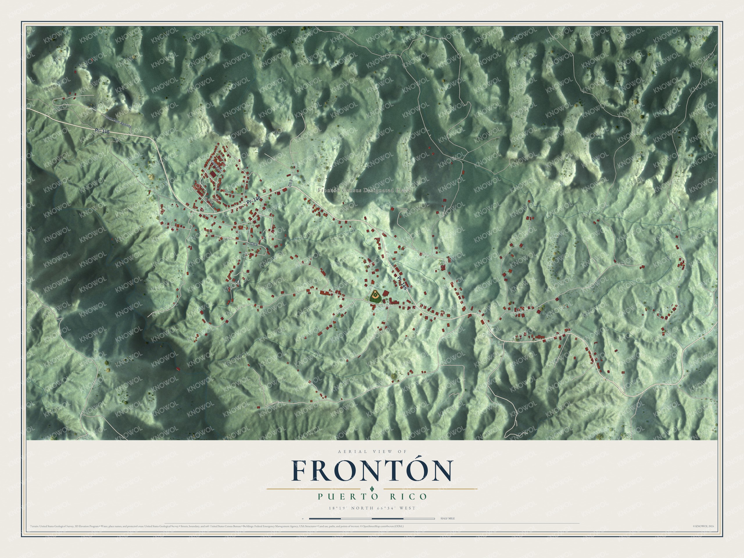 Watermarked full-map preview of Frontón, Puerto Rico