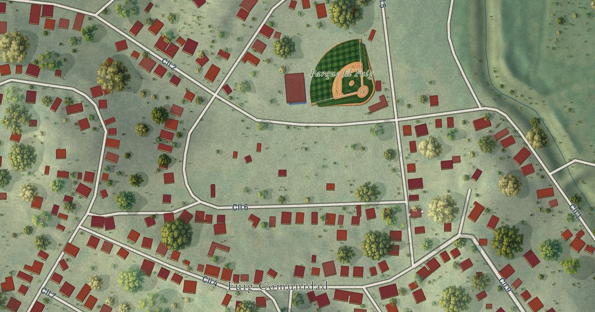 Detailed Map of Fuig, Puerto Rico